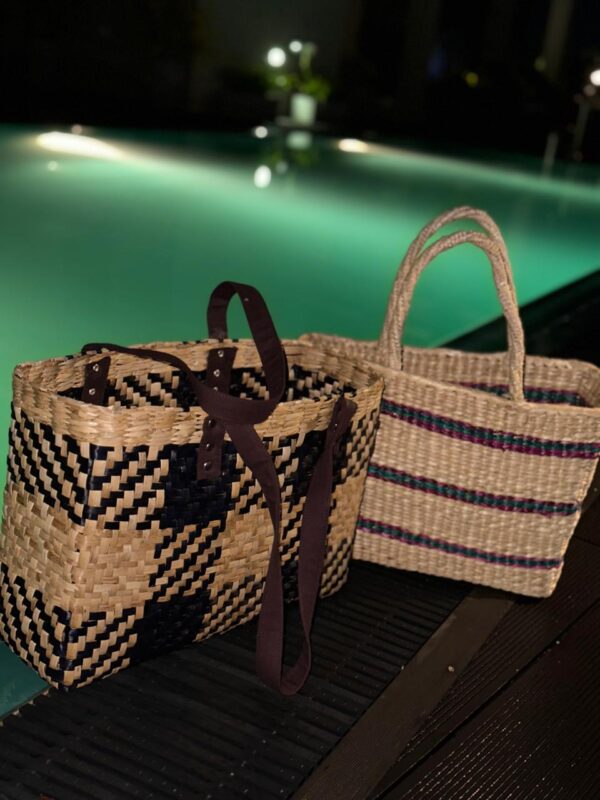 Natural cane bag